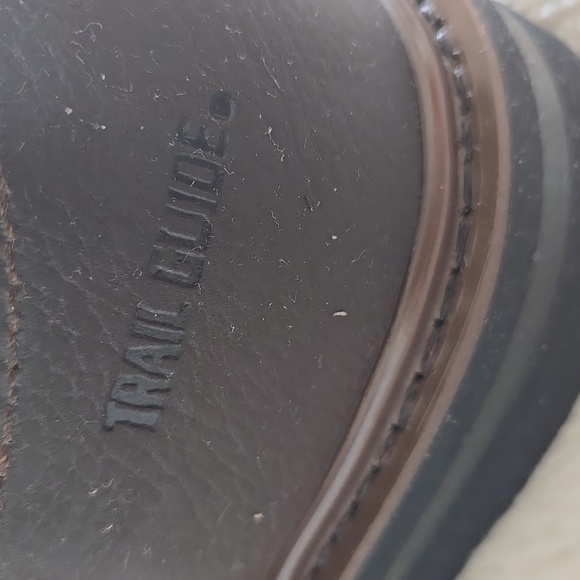 Men's Brown Trail Guide Leather Boots - Picture 4 of 11